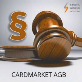 Abmahnsichere Rechtstexte für Cardmarket