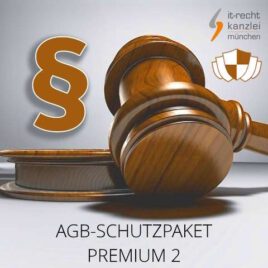 Abmahnsichere Rechtstexte im AGB Schutzpaket Premium 2